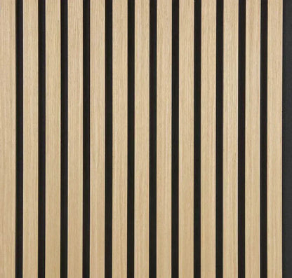 Painéis que imitam madeira com dimensões de 270 × 110 cm